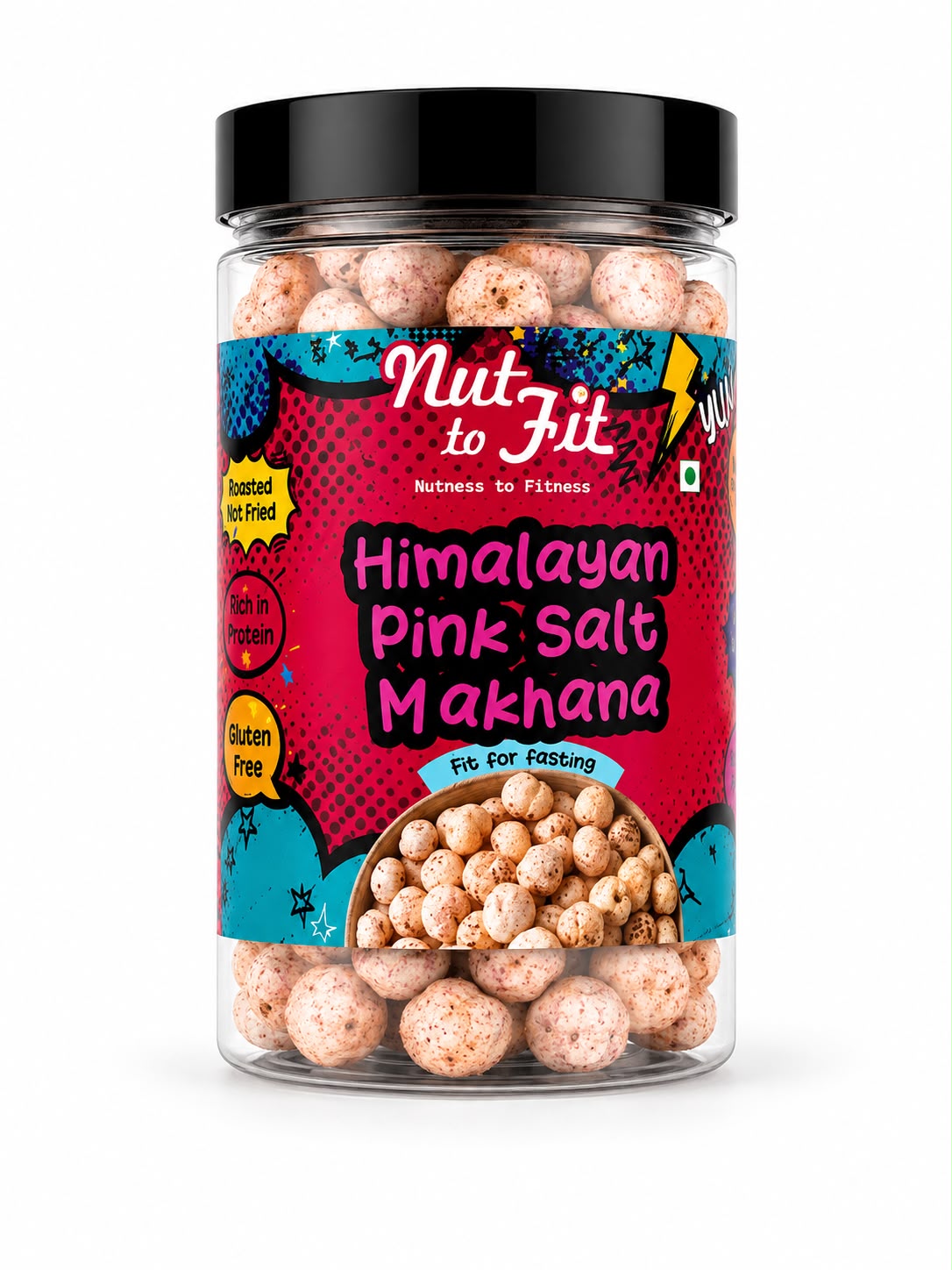 Himalayan Pink Salt makhana packaging