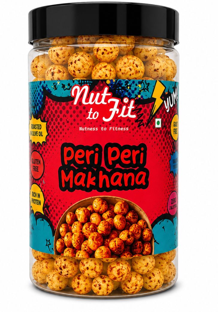 Peri Peri makhana packaging